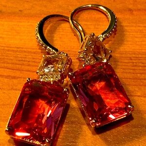 Brand new absolutely stunning crystal fashionable earrings from France. …